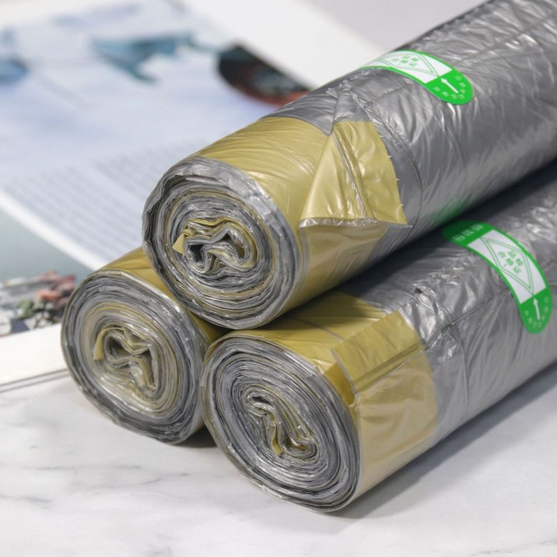 鑫雅巾着式ゴミ袋家庭用商用厚手式自動収納口巻き入れプラスチックゴミ袋工場|undefined