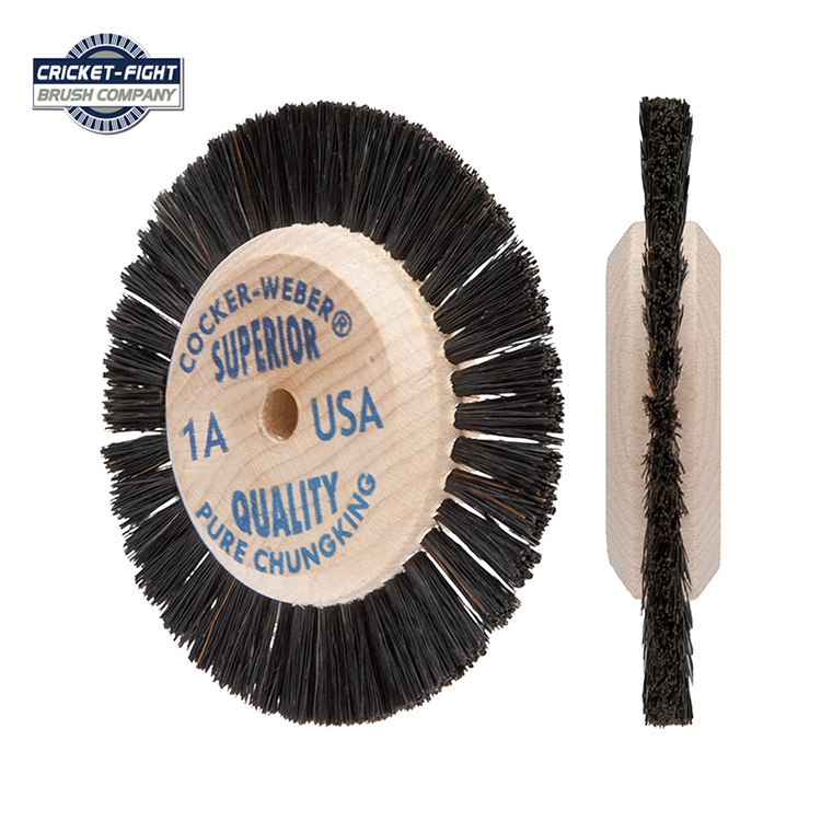 2C4C抛光毛刷 猪鬃毛刷木芯塑料芯 1C打磨毛刷首饰打磨厂家批发