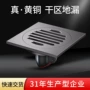 大排量厨房卫生间全铜地漏