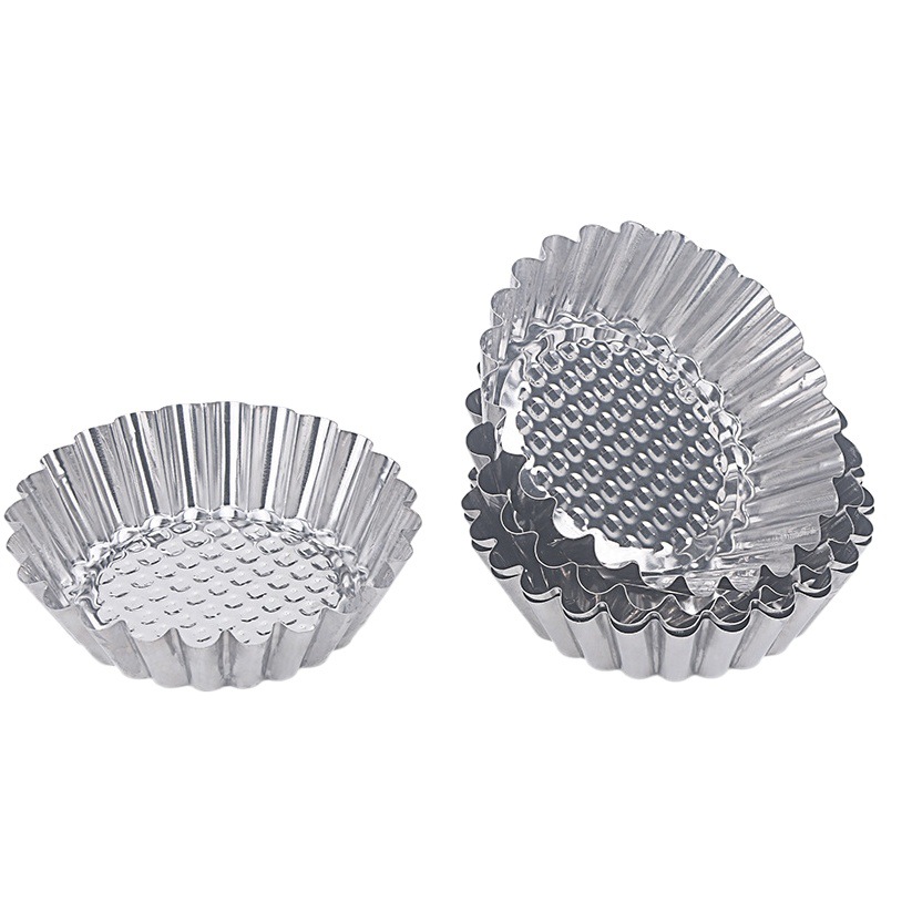 Factory Direct 430 stainless steel egg lace egg tower egg cup baking oven household egg cup mold Portuguese tart