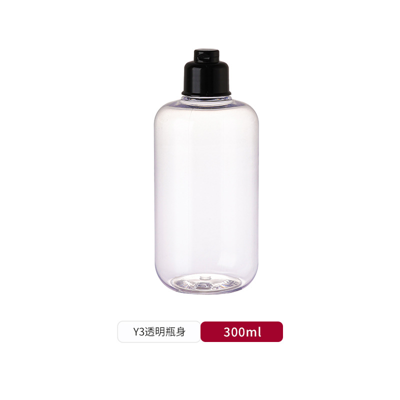 300 envases de botellas dispensadoras de cosméticos Pure Dew de Guangzhou, 200 en stock, botellas de plástico con tapas abatibles, botellas pulverizadoras
