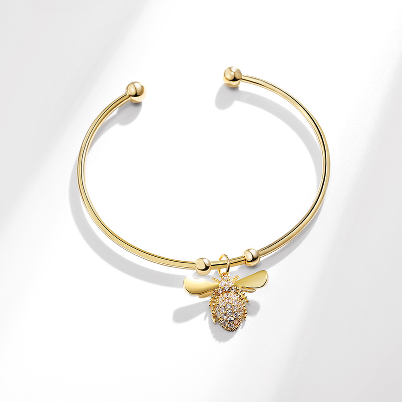 Bracelet female ins Temperament design Sen family insect Pendant Accessories fashion Simplicity adjust Opening Bracelets