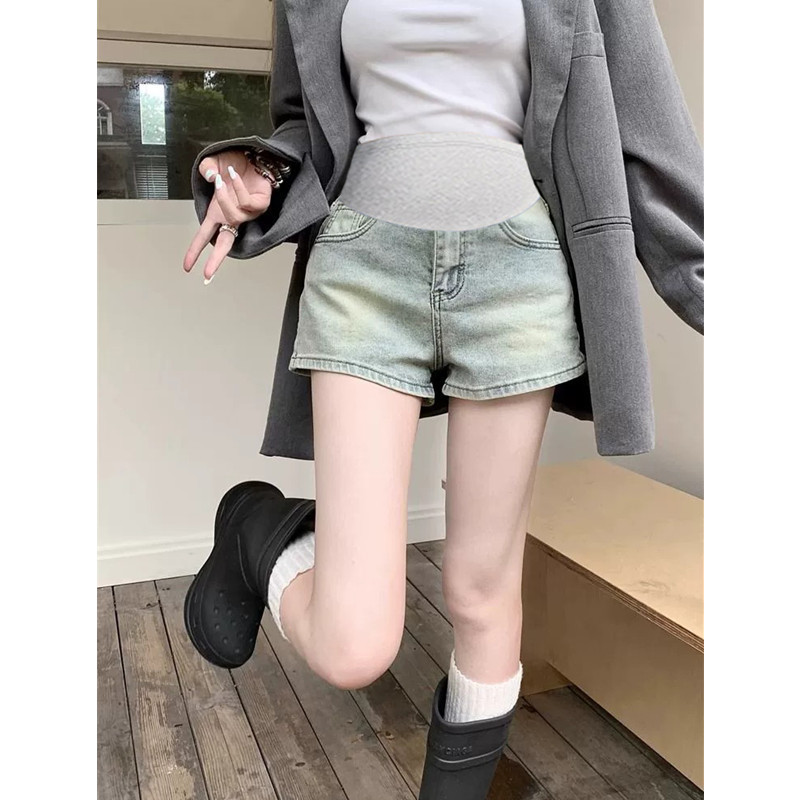 Maternity Denim Shorts for Women, Summer Thin Style, 2026 Three-Quarter Length, Loose Fit, Slimming, Casual, Plus Size, Wide-Leg Hot Pants Maternity Denim Shorts for Women, Summer Thin Style, 2026 Three-Quarter Length, Loose Fit, Slimming, Casual, Plus Size, Wide-Leg Hot Pants
