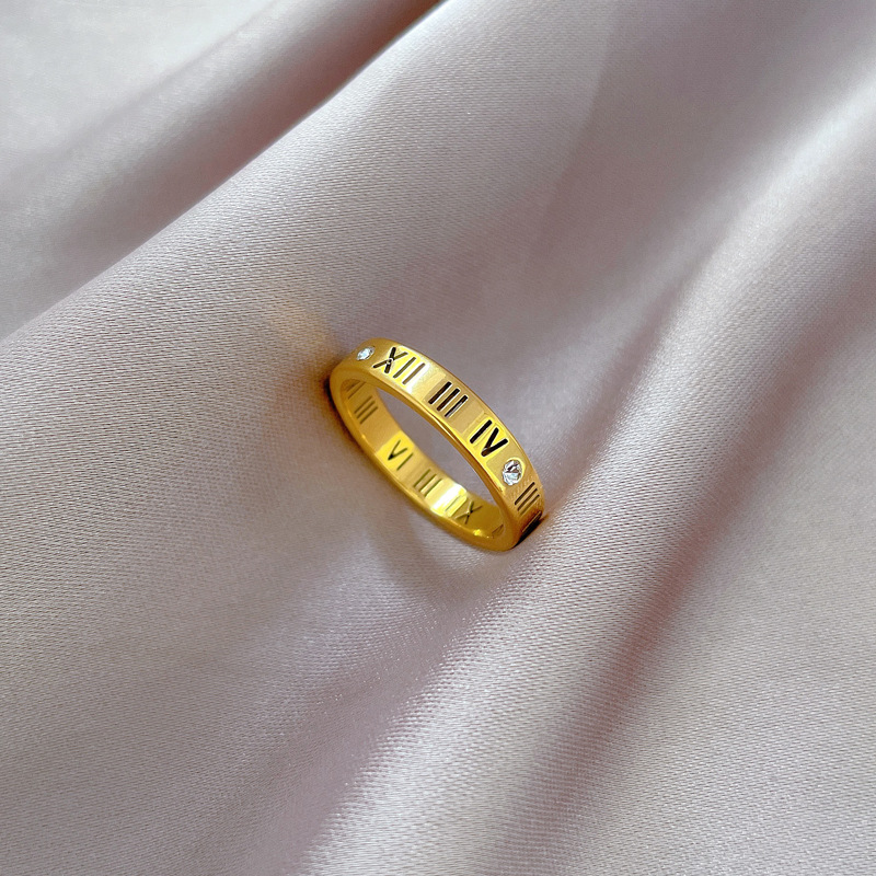 Minimalist Titanium Steel Jumping Ring For Men And Women, Simple_voghion.com