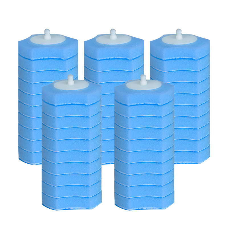 使い捨てスポンジトイレブラシヘッド浴室クリーニング行き止まりなし家庭用グッドヘルパー交換可能なヘッドメーカー卸売|undefined