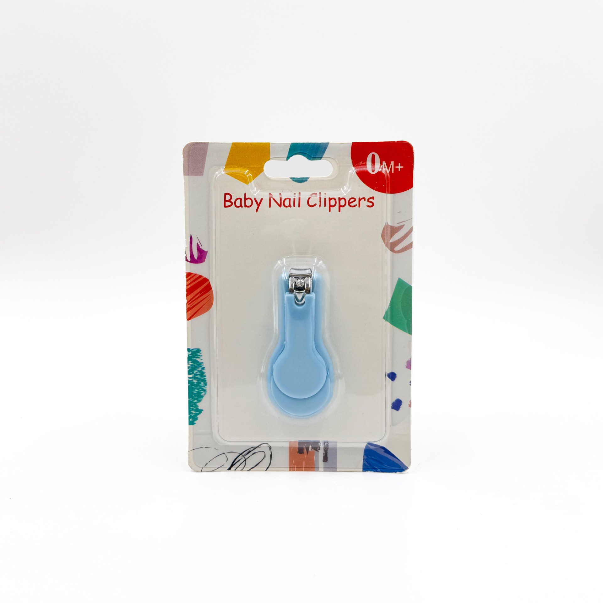 Inglés tarjeta bebé cortaúñas bebé cuidado de las uñas tijeras recién nacido