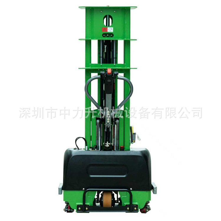 1吨全电动随车自提升堆高车自体登高车便携装卸货电动堆高叉车