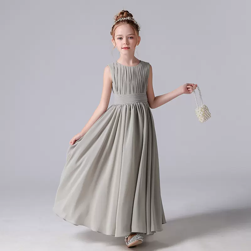 外贸厂家儿童礼服钢琴表演服女童诗歌朗诵乐团合奏演出服外贸新款