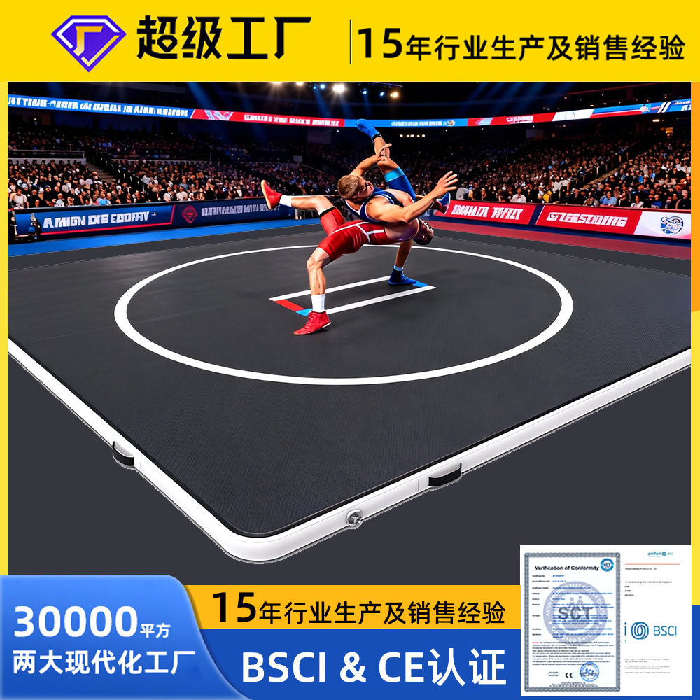 Customized Acrobatic Air Mat Wrestling Training Mat, Judo Mat, Inflatable Gymnastics Mat, Taekwondo Mat, Inflatable Wrestling Mat