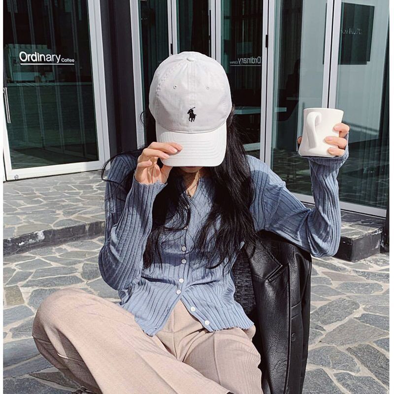 野球帽男性韓国版ins潮牌ソフトトップ鴨舌帽男性polo帽子女性ファッション夏日焼け止め帽子