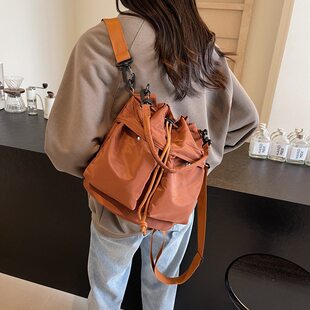 Capacious phone bag, western style, drawstring