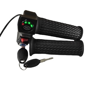 Four-light twist lock + three-speed electric car turn handle electric car accessories speed control handle throttle handle