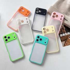 肤感双色二合一适用iPhone17PM手机壳苹果16PM新款15PM磨砂保护套