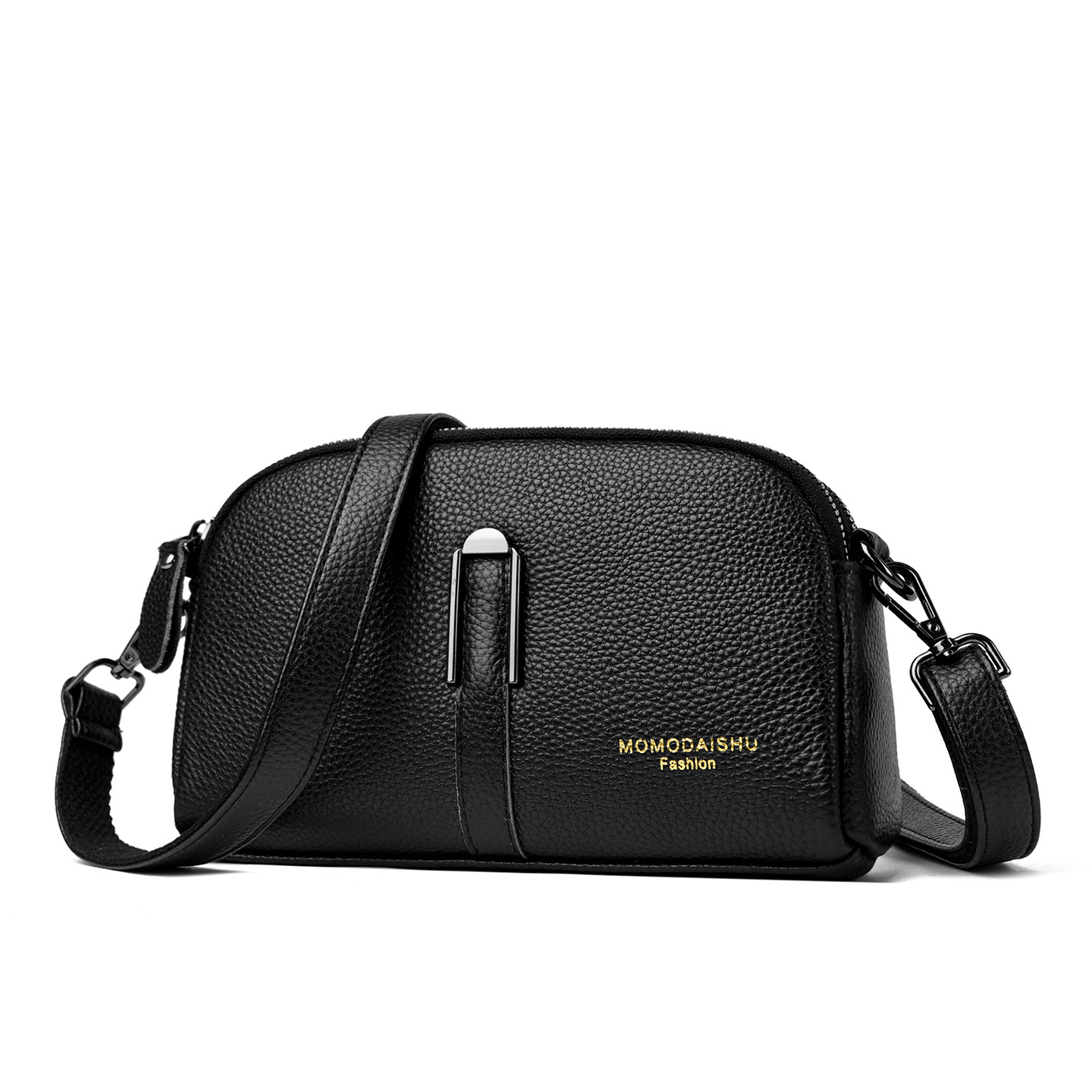 Retro Genuine Leather Small Square Bag Winter Edition Women's Crossbody Bag Simple Versatile Shoulder Bag Luxury Crossbody Bag - Thumbnail 6