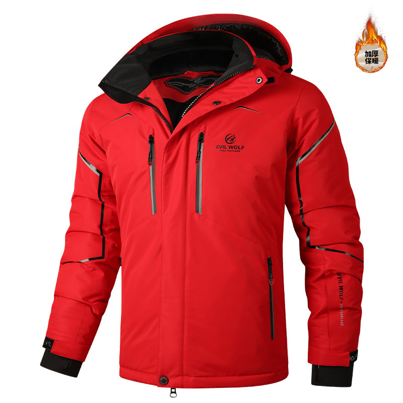 Men's winter outdoor ski jacket, thickened, warm, windproof, new model for snowboarding and skiing