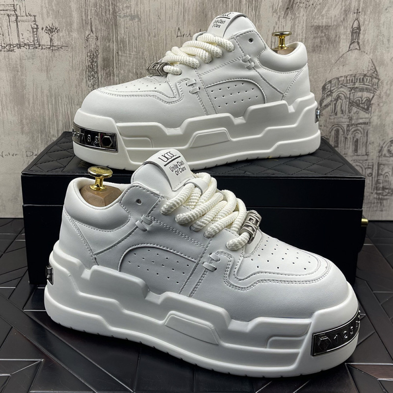 Original Design Men's Shoes, Thick-Soled White Sneakers, Versatile New Style Skate Shoes, Men's Winter Loafers, Height-Increasing Sports Casual Shoes Original Design Men's Shoes, Thick-Soled White Sneakers, Versatile New Style Skate Shoes, Men's Winter Loafers, Height-Increasing Sports Casual Shoes
