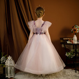 Детский наряд маленькой принцессы, элитное платье девочки цветочницы, детский подиумный костюм, подарок на день рождения