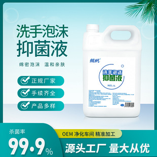 Wholesale 5 litres of 5kg barrel catering hotel hotel shopping mall refill hand sanitizer foam hand washing antibacterial liquid