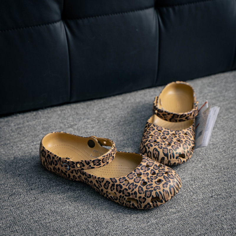 Original Cartier Ballet Style Leopard Print Elegant Fashion Clogs Women's Casual Water Shoes Beach Slippers Original Cartier Ballet Style Leopard Print Elegant Fashion Clogs Women's Casual Water Shoes Beach Slippers