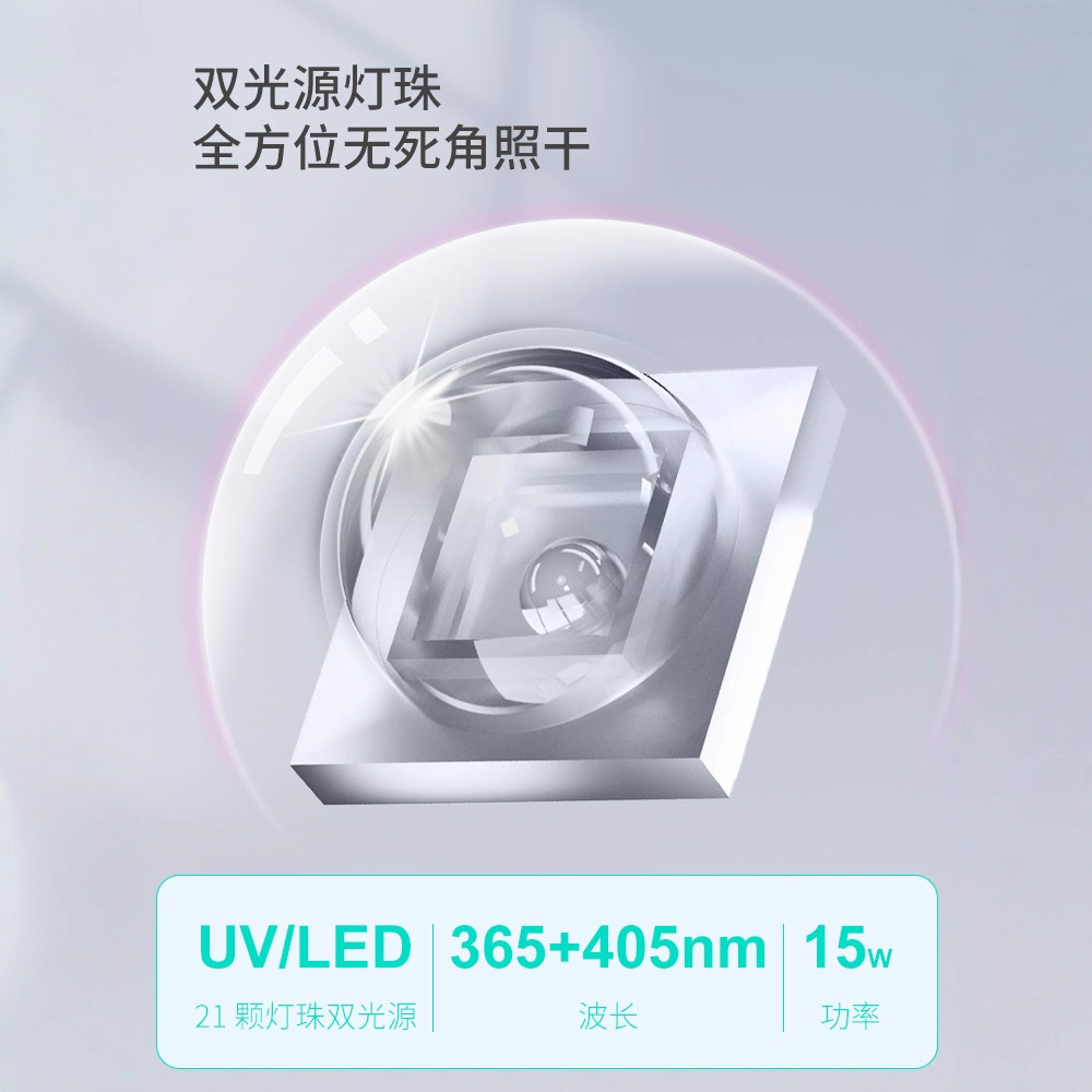 AMDMG小型迷你ed不黑手指甲油胶速干光疗机烤灯美甲照灯专用工具