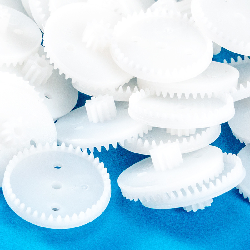 Engranaje corona de doble capa con husillo accesorio para modelos y proyectos tecnológicos
