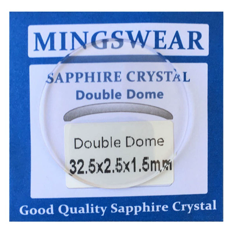 Сапфировое двойное BU 20-40 мм толщина 1,5 мм стекло для часов крышка объектива с фабрики оптовая продажа