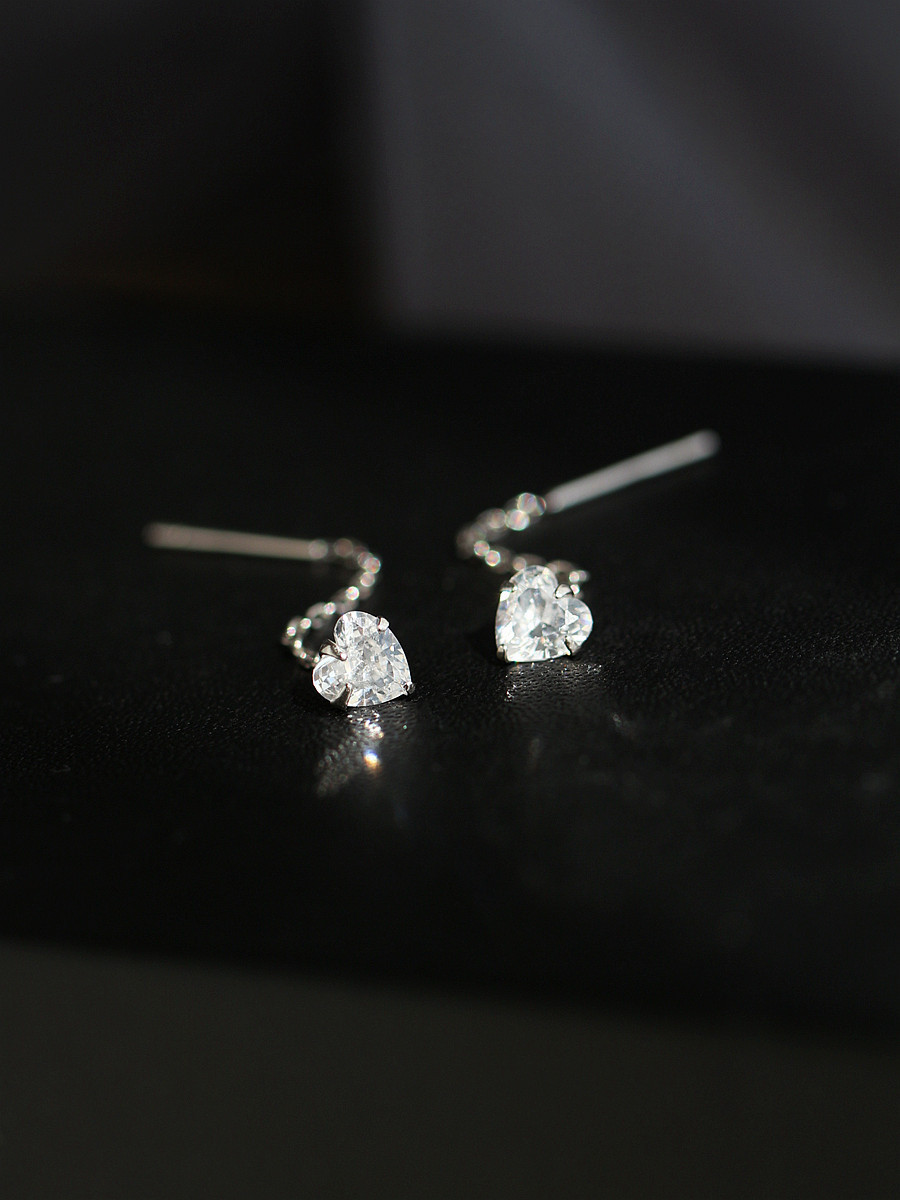 S925 plata esterlina ZIRCON pendientes nicho diseño pendientes para mujeres 2023 nuevo estilo pendientes otoño pendientes moda image 10
