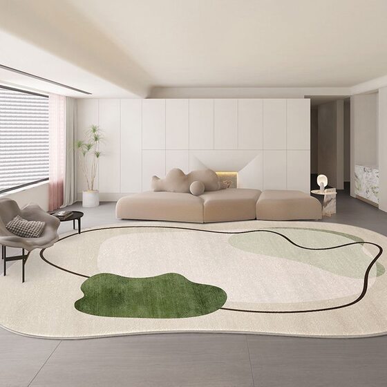 Light Luxury Cashmere Carpet Shaped Clouds Plush Living Room Sofa Coffee Table Floor Mat Large Cloakroom Carpet