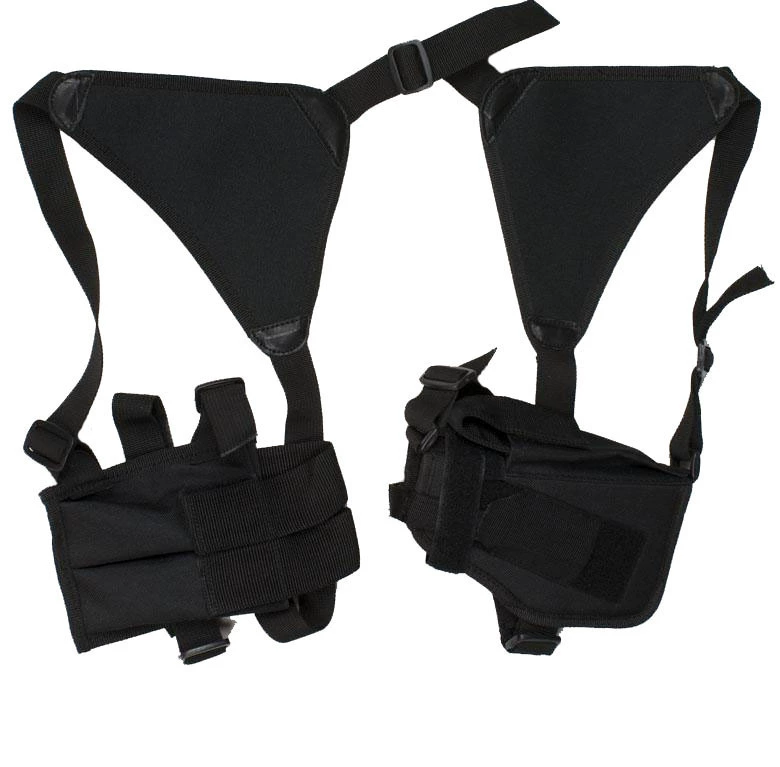 Трансграничная уличная двойная плечевая подмышка, тактическая кобура для пистолета, портативная Скрытая сумка с двойным зажимом, легкая секретная агент, невидимая кобура для пистолета