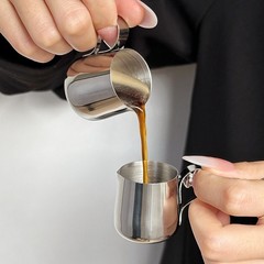 エスプレッソミニコーヒーミルクカップレトロ砂糖入れソースミルク缶ミルクポットステンレス柄金属ミルクカップ30ml
