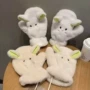挂脖学生款保暖卡通棉手套
