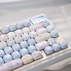 MOGマントー肉まんキーキャップpbt熱昇華玩具屋は68 87 81 98 108 104キーに適している