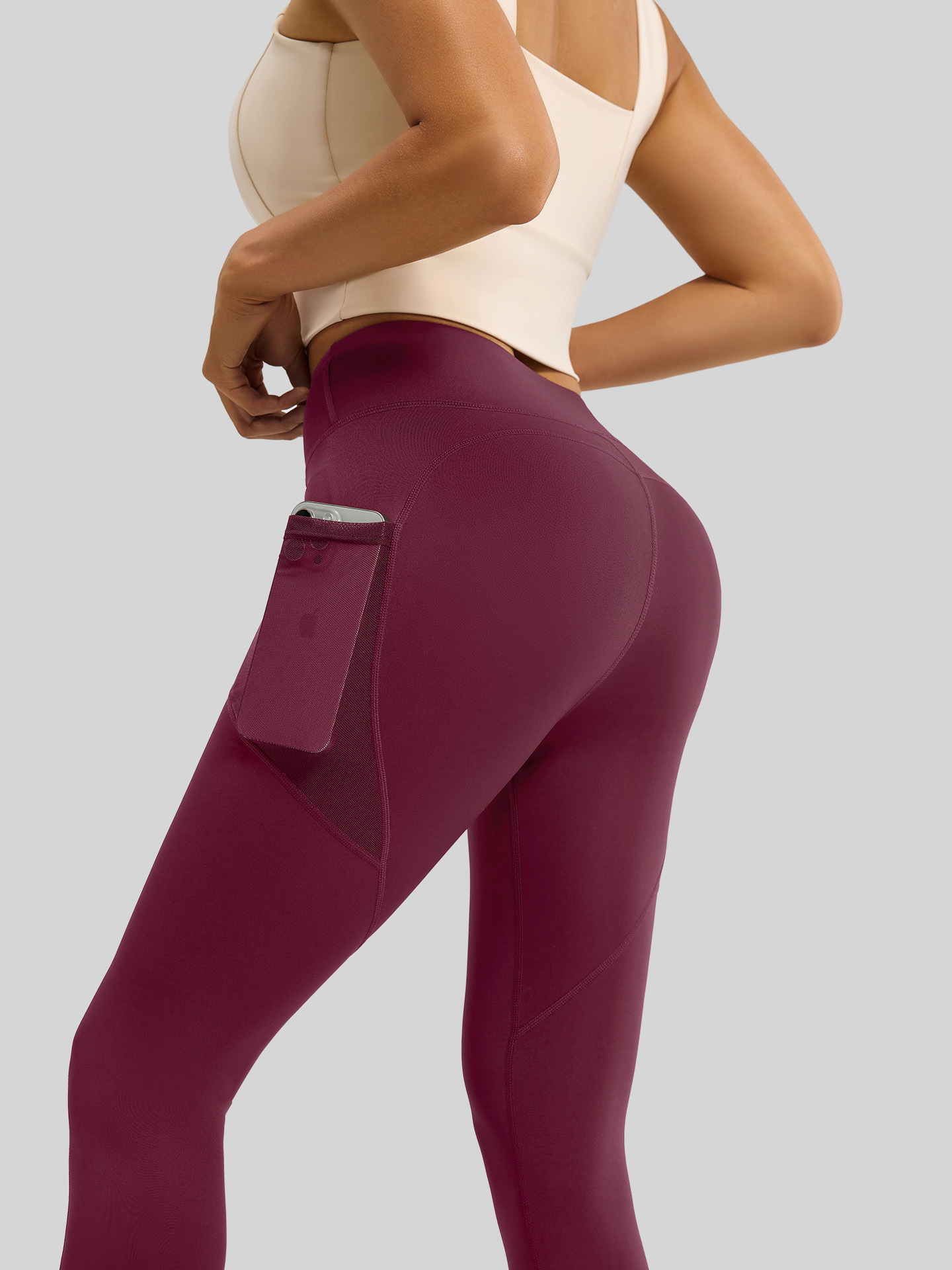 Ju Yi Tang estilo europeo y americano de color sólido juego deportivo de belleza de espalda a prueba de choque para reunir la forma de alta intensidad yoga fitness conjunto para mujeres