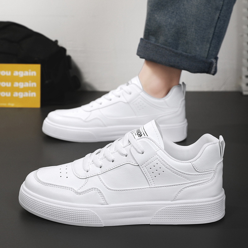 2024 zapatos de verano para hombres nuevos zapatos blancos transpirables para estudiantes masculinos tendencia zapatos deportivos de todo fósforo zapatos de deporte casuales zapatos de moda