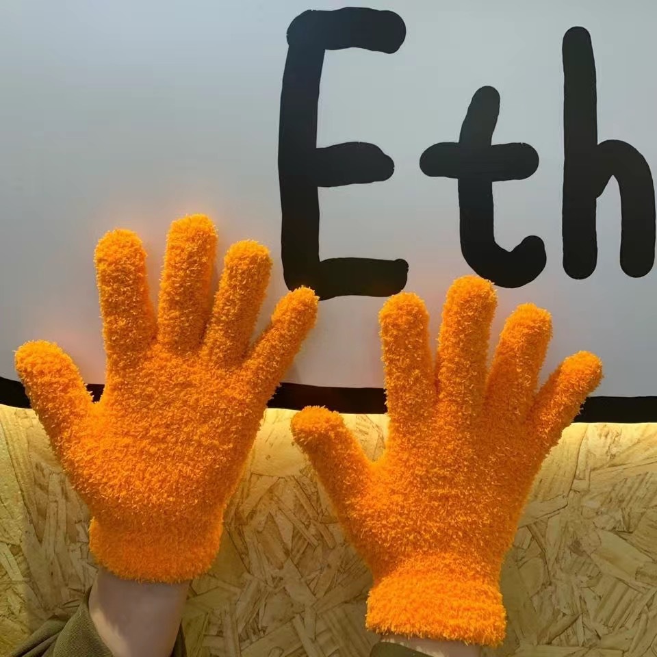 산호벨벳장갑 [오렌지]