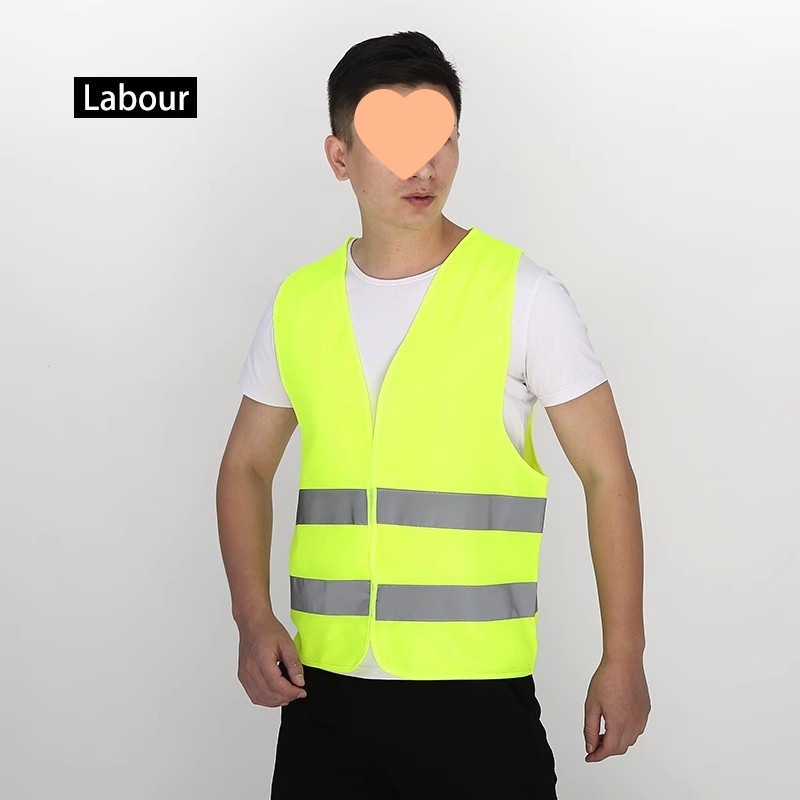 Jiahou net ventilación de la noche de ciclismo chaleco reflectante chaleco reflector multi-bolsillo construcción sanitario arquitectura ropa reflectante