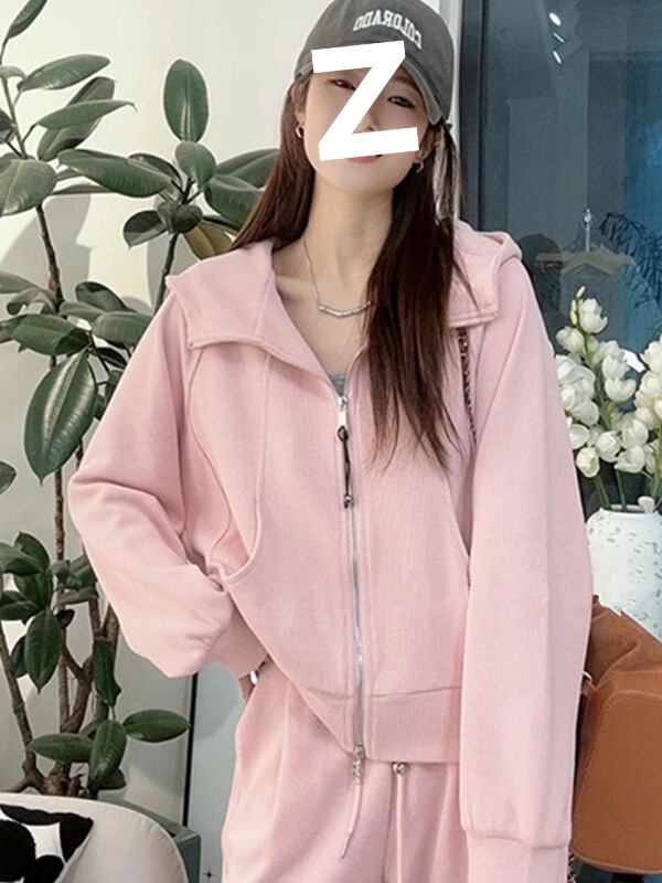 大码春秋季卫衣运动套装女时尚减龄宽松显瘦休闲两件套胖mm240斤|undefined