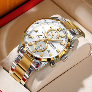 CURREN/�����8445�¿���ʿ�ֱ��๦��Ӌ�r�����ˮ�՚v�б����Q