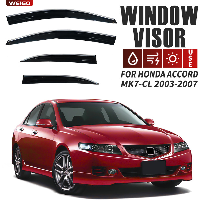 Suitable for Honda Accord Window Visor, Side Window Deflector, Rain Shield