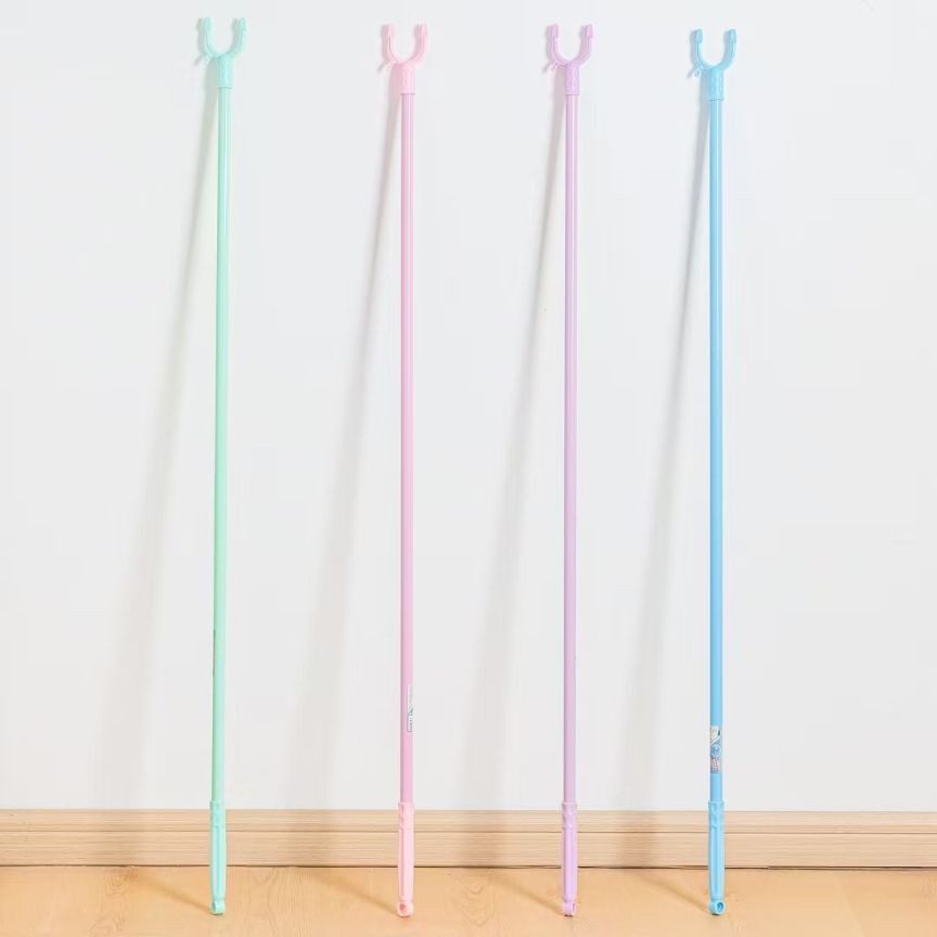 33 tipos de tenedor de ropa varilla de secado tenedor de ropa varilla de secado doméstica retráctil percha de ropa varilla de secado dormitorio Yiwu image 2