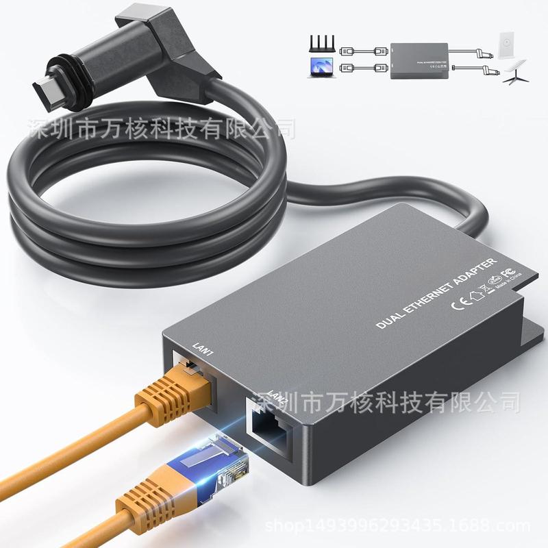 クロスボーダーイーサネットアダプタイーサネットアダプタGEN 2からRJ45デュアルネットワークポート工場用|undefined