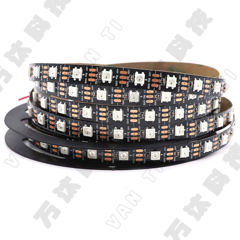 ws2812b ライトストリップ LED ライトストリップ 5050 ファントムライトストリップ 5v マース流水ライト防水内蔵 ic プログラマブル|undefined