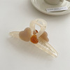 Acrylic hairgrip, big crab pin, hair accessory, shark, hairpins, simple and elegant design, South Korea, wholesale