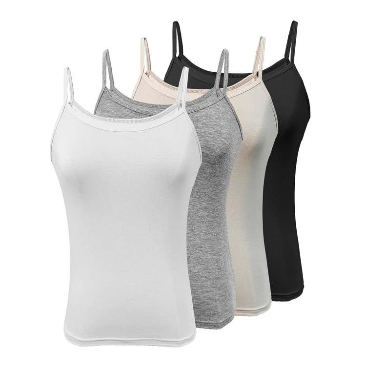 Cross-border e-commerce interior strap bottoming Vest Women's large size women's regular modal loose bottoming shirt