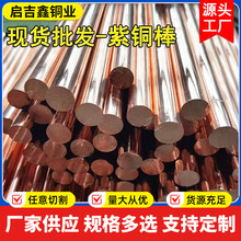 国标T2紫铜棒 高纯电极铜公接地棒材 2-200mm模具CNC加工源头直销