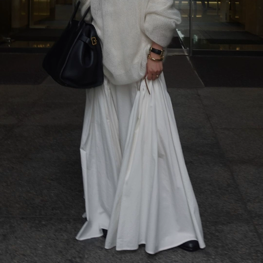 Kiyokawa, осенне-зимняя новая свободная повседневная длинная юбка в японском стиле, модная свободная повседневная длинная юбка в форме зонтика в стиле ретро