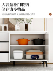 餐邊櫃簡約現代廚房碗櫃家用餐廳多功能櫥櫃多層帶抽置物收納柜子