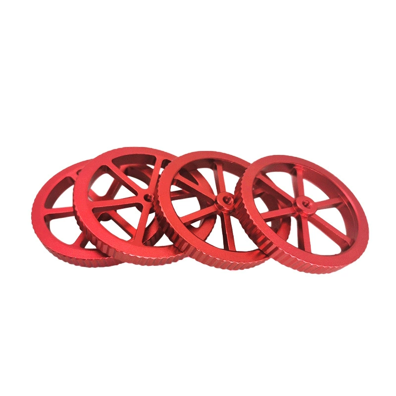 3D принтер Аксессуары для рукоделия металлическая ручка для выравнивания пластины красная ручная регулировочная гайка Ender-3CR10