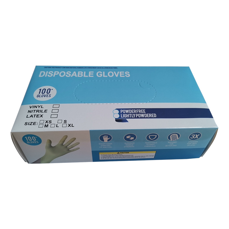 Guantes Desechables de PVC al por Mayor, Guantes de Nitrilo, Látex y Caucho de Grado Alimenticio, 9 Pulgadas, Protección Laboral, Transparentes, para Inspección y Repostería