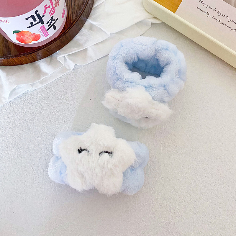 Blue and white